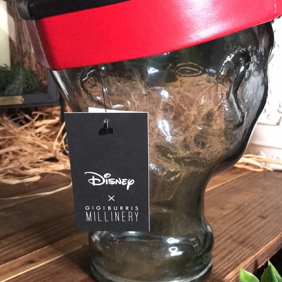 Disney Mickey Mouse X Gigi Burris Millinery 1928 Willie Leather Cap Designer - Picture 15 of 17